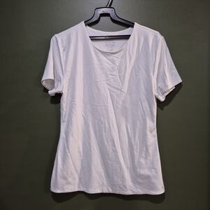 Frank & Oak Classic White Short Sleeve Tee